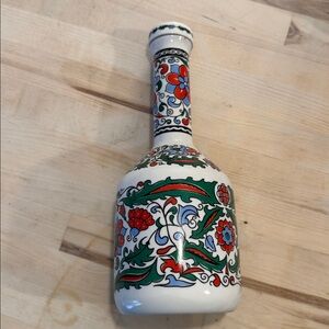 METAXA Vintage Empty Bottle Hand Made Porcelain Liquor Grande Fine Greece